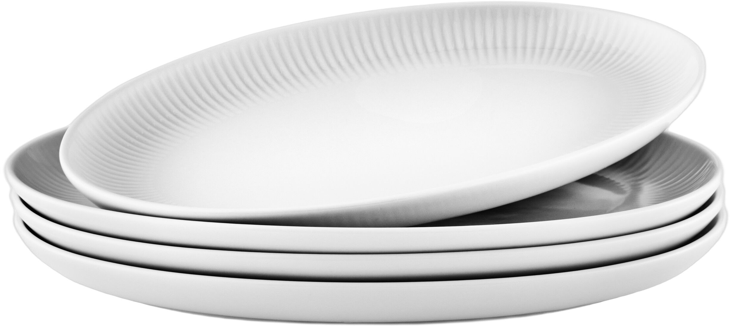 Legio Nova Oval coupe tallerken 24,5 cm, 4stk