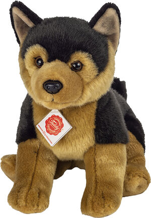 Teddy Hermann - Siddende Schæfer hvalp 30 cm