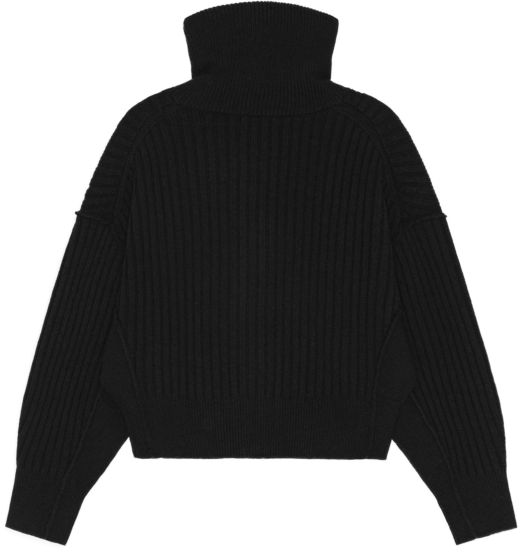 Zip Merino Wool Cardigan