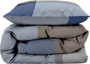 Sengesett 140x220 Colour Block Blue