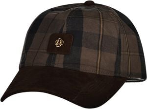 CHECKED WAXED CAP