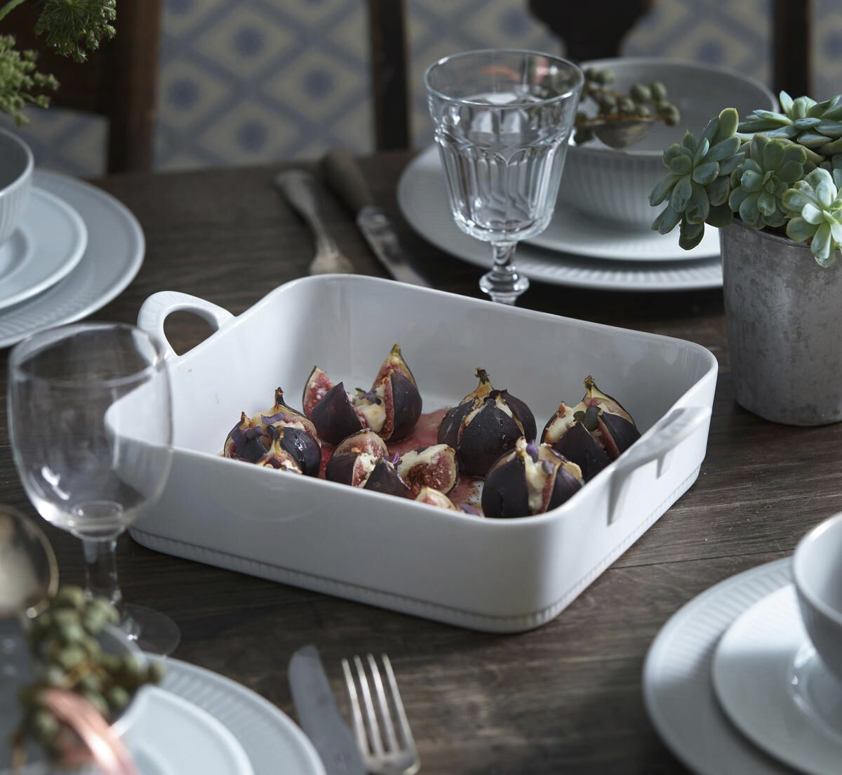 "Fat Toulouse 3 liter 29 x 24 x 6 cm Vit"