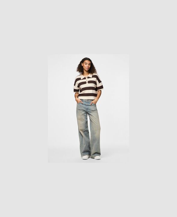 PCJASSY SS SHORT POLO KNIT D2D FSY