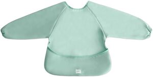 Mushie ??Long Sleeve Bib? Roman Green
