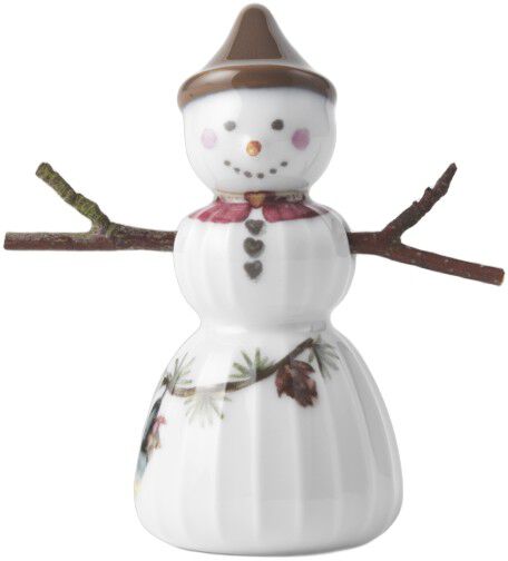 Hammersh&oslash;i Christmas Sn&oslash;jente H8 hvit m. deko