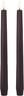 LED taper candle, Dusty Mulberry, Smooth, 2-pack, 2,3x25 cm