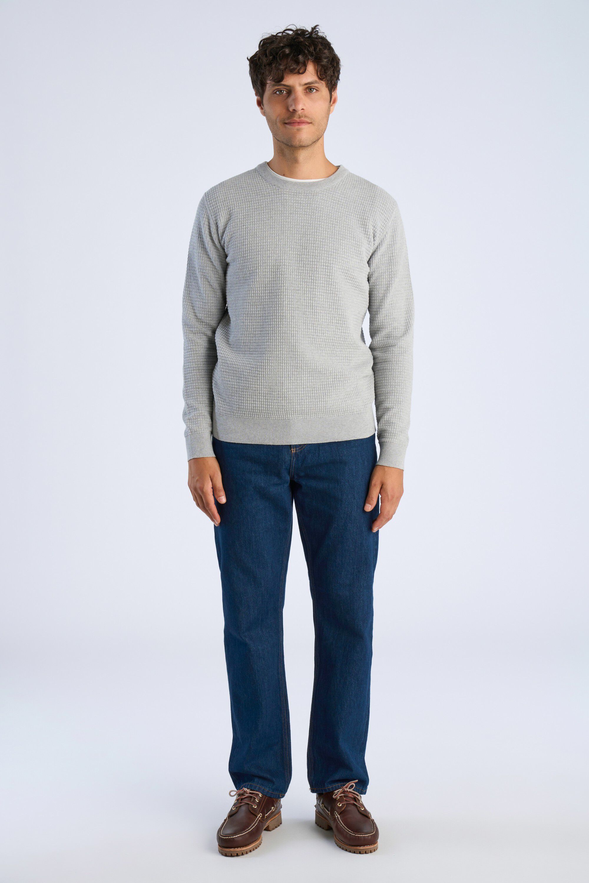 Structure o-neck knit L/S