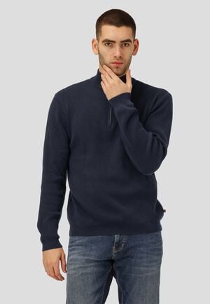 Mario half-zip knit