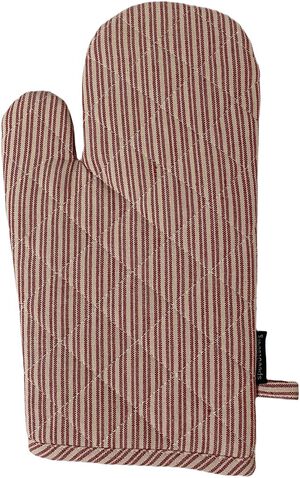 Grill handske m/stikning 19x31cm bomuld