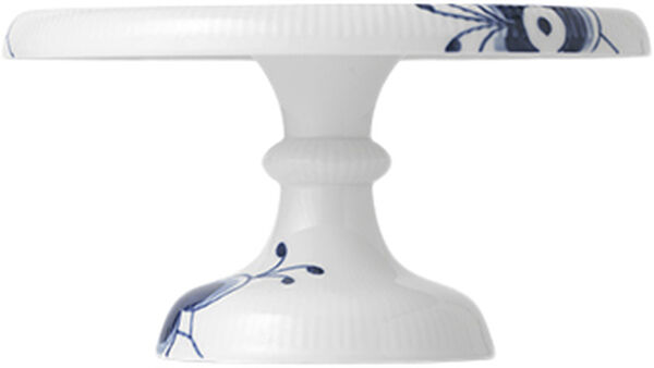 Blå Mega Riflet 23 cm Fad på fod