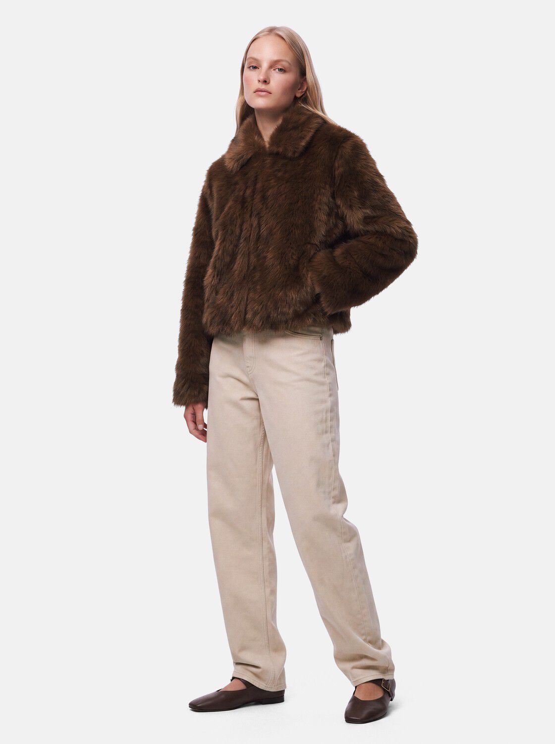Pcjilla Short Fluffy Jacket Bc