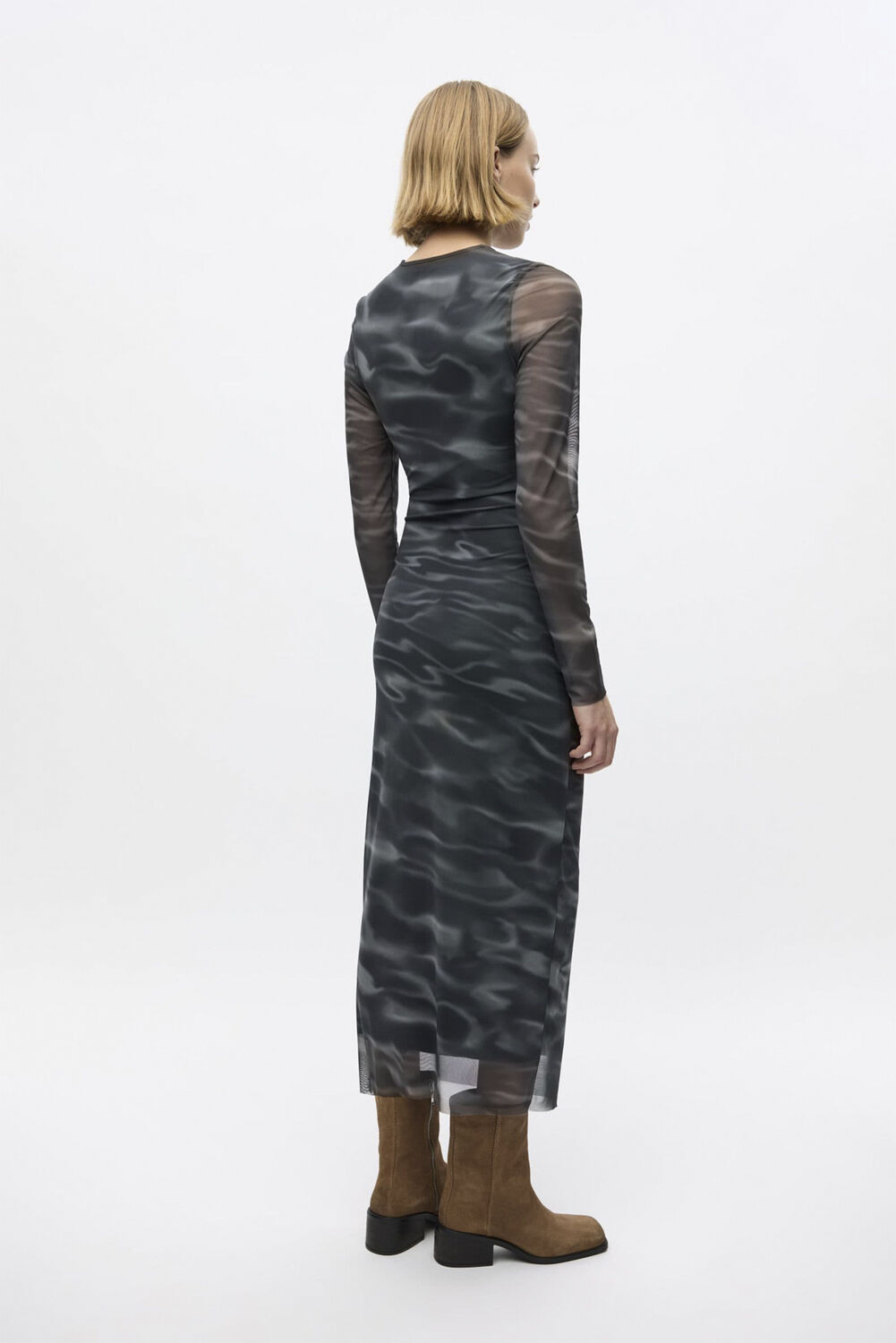 ENLOMOND LS DRESS AOP 7042