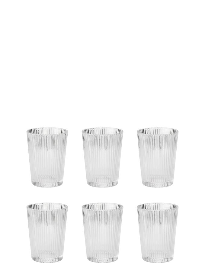 Pilastro drikkeglass 0.15 l. 6 Stk clear