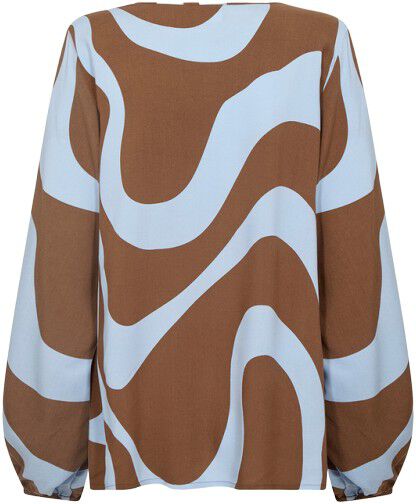 Curvy WA-CHANITA 1 Bluse Brun