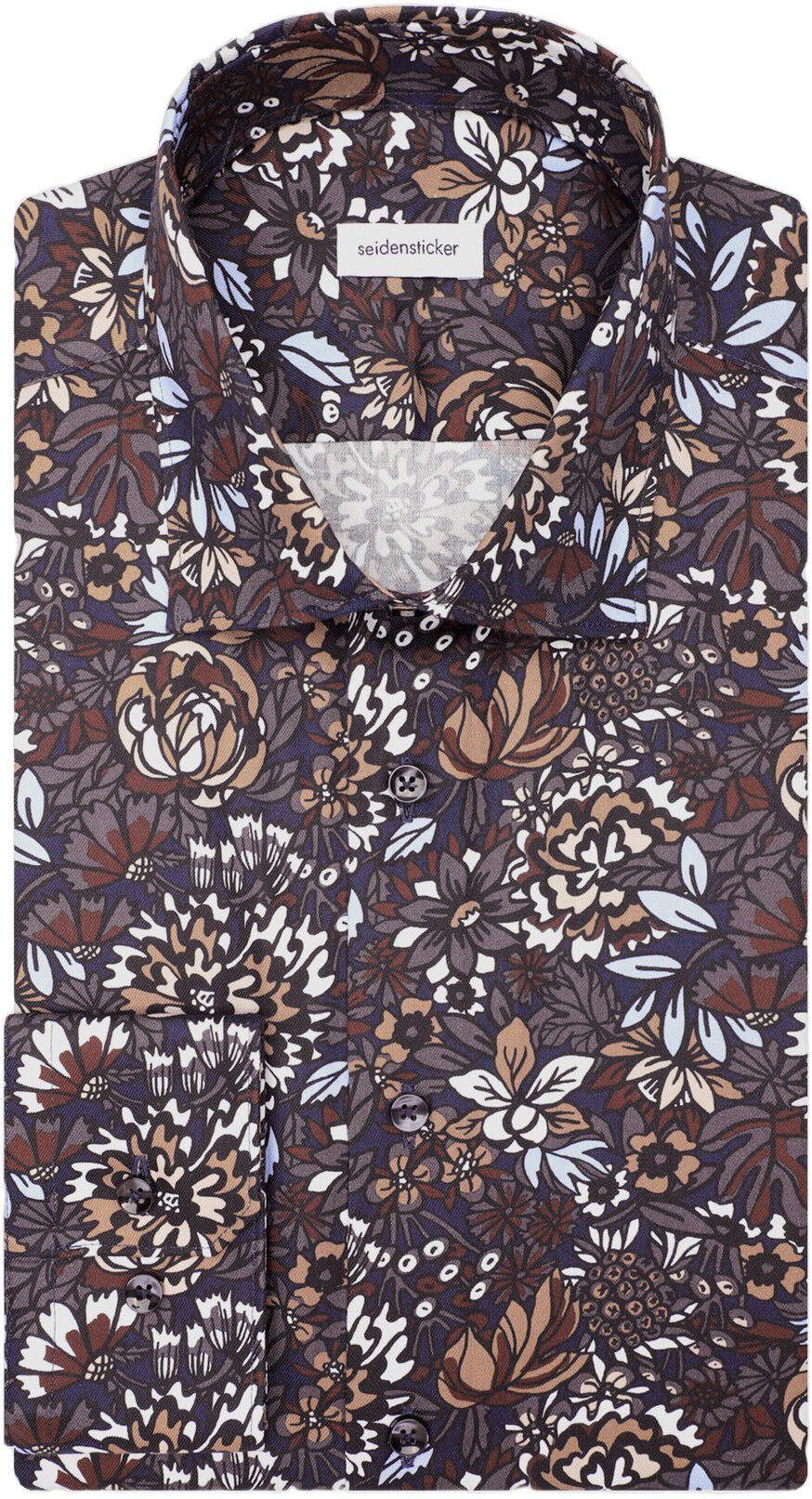 Business shirt Slim 1/1 Kent-Collar Floral