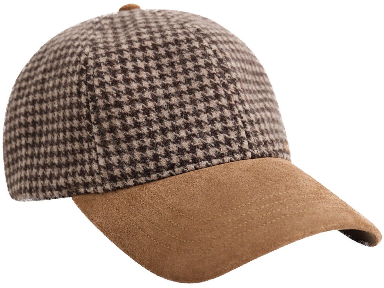 CHECK WOOL CAP