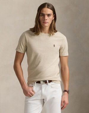 Custom Slim Fit Jersey Crewneck T-Shirt