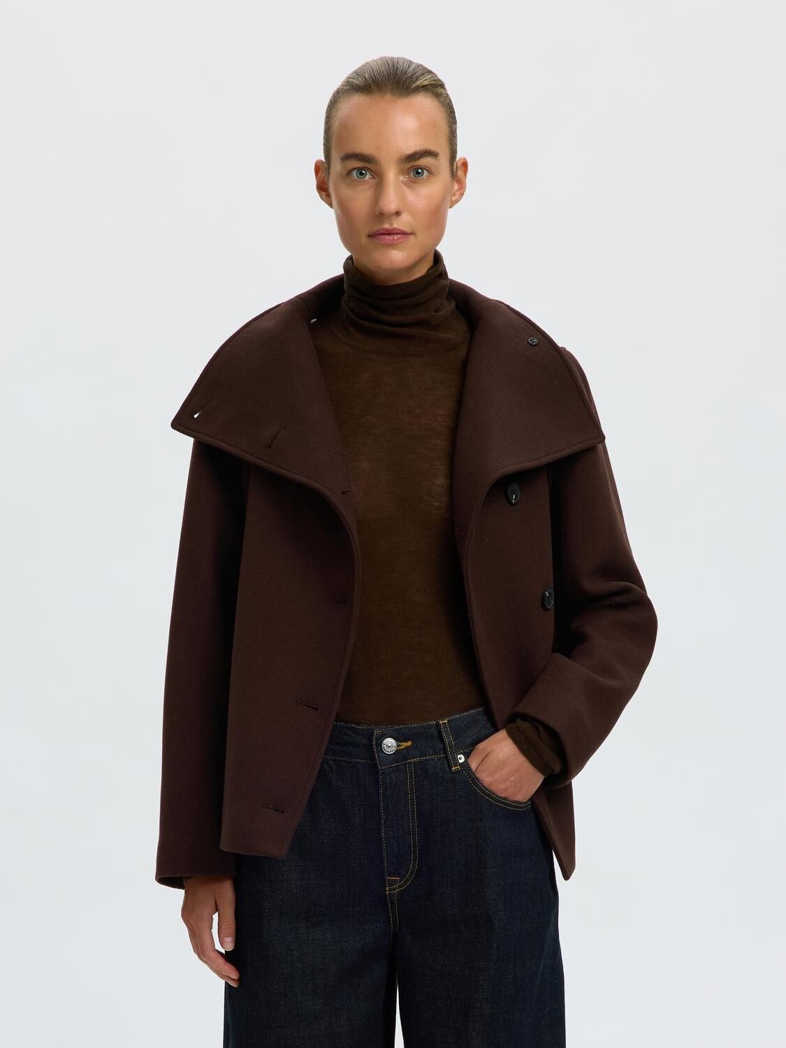 Slwzia-Zoe Wool Blend Jacket