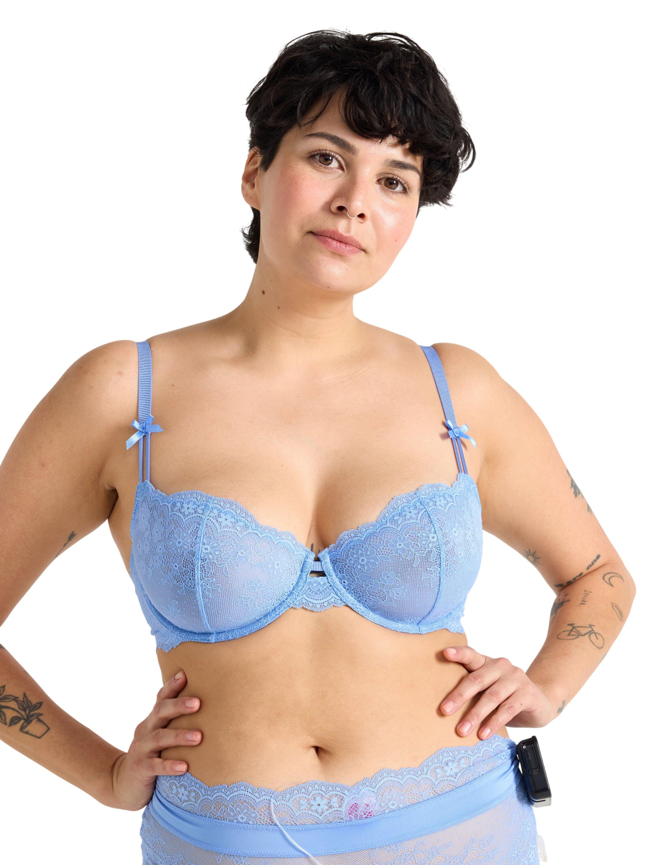 Bh uten polstring med blonder