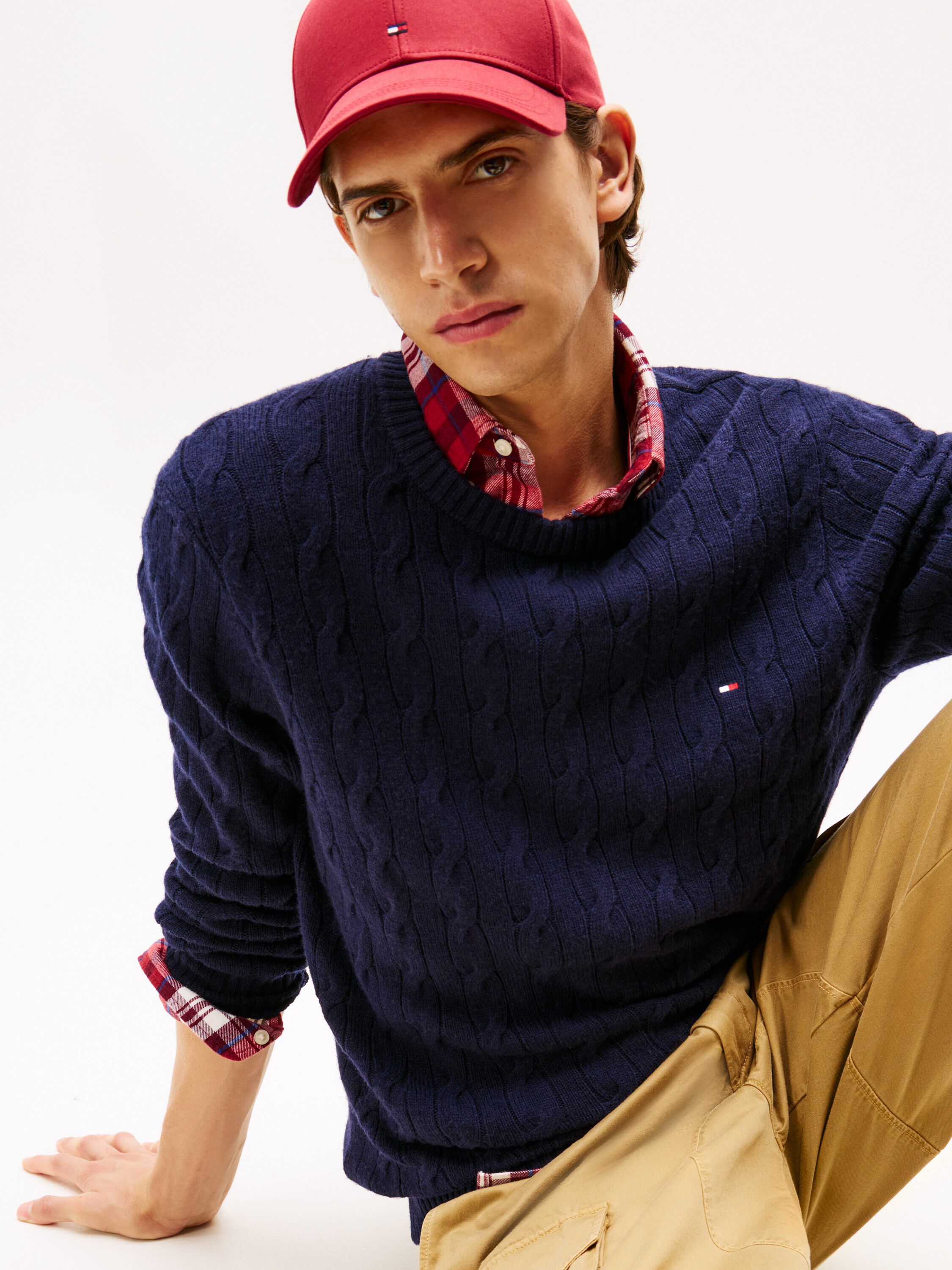 LAMBSWOOL BLEND CABLE CREW