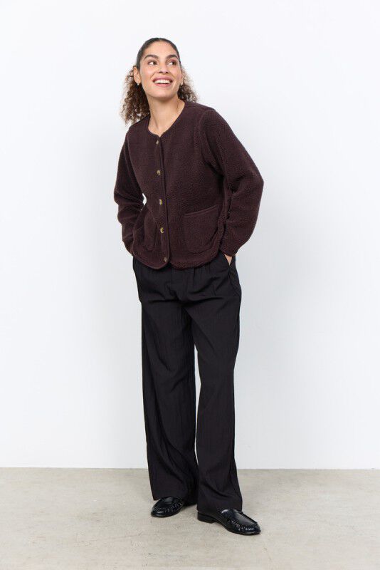 SC-ONYX 2 Cardigan M&oslash;rk blomme