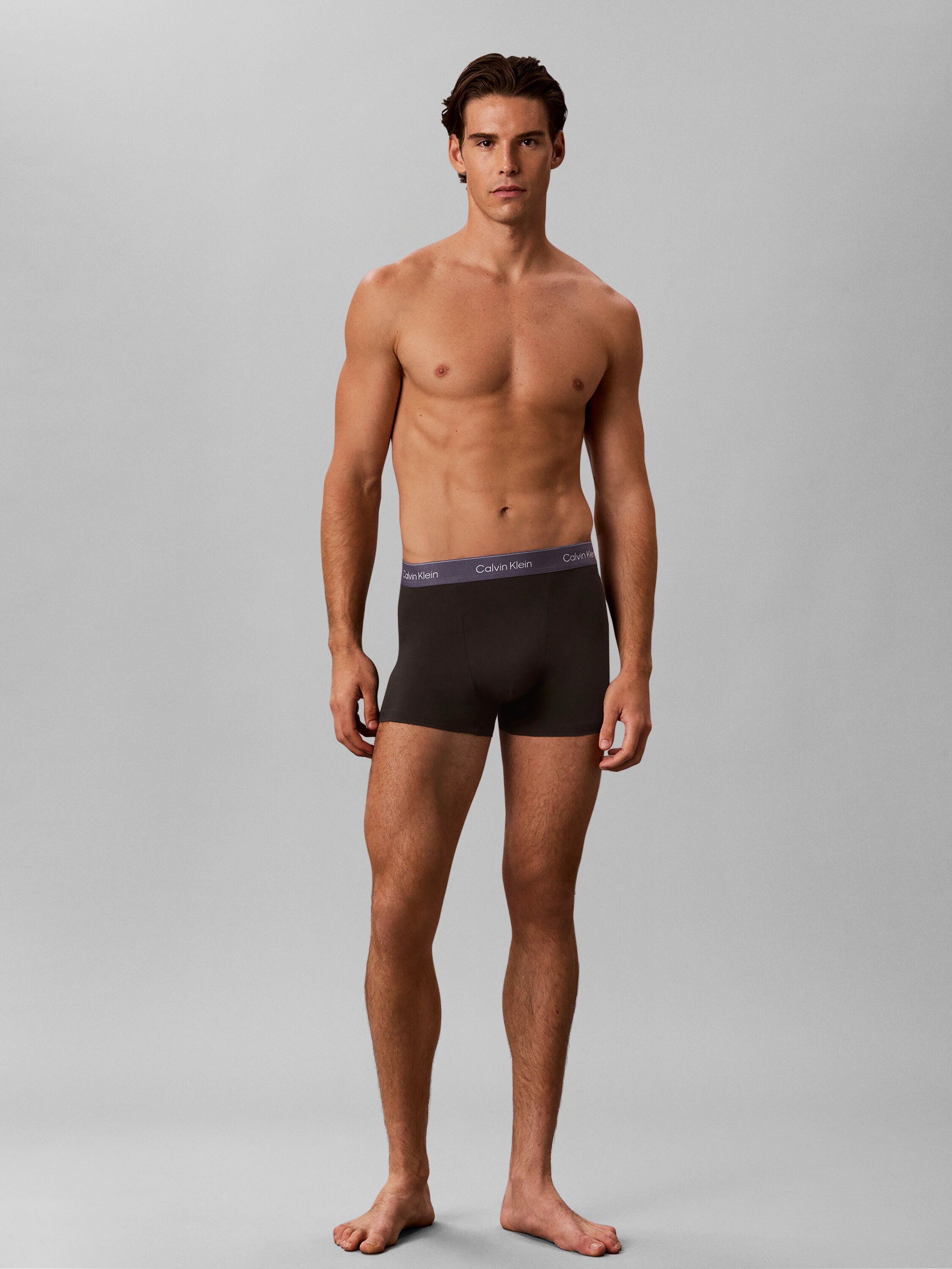 3 Pack Relaxed Trunks - Icon Cotton Stretch