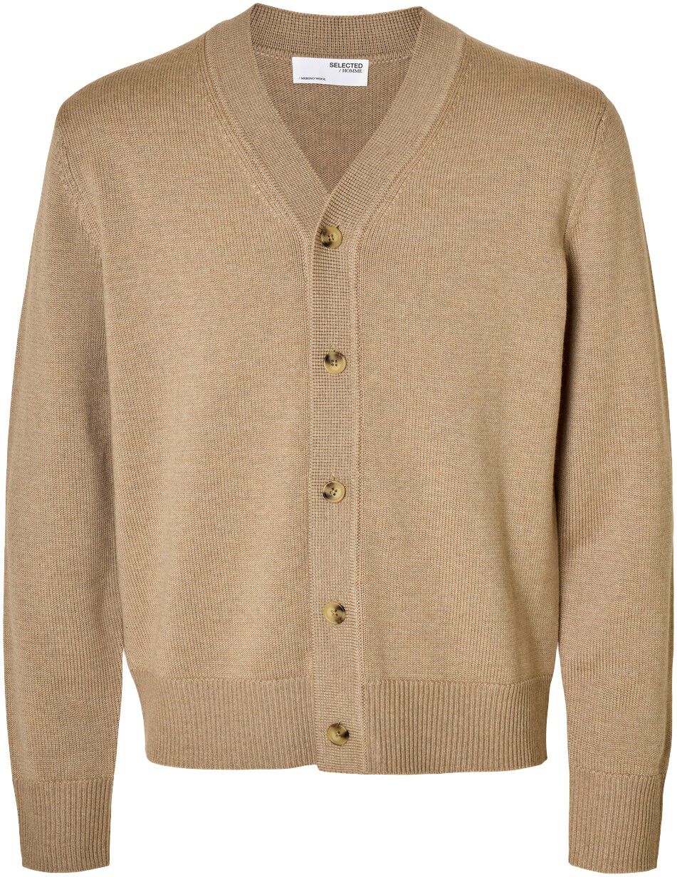 SLHTRAY LS MERINO CHUNKY V-NECK CAR