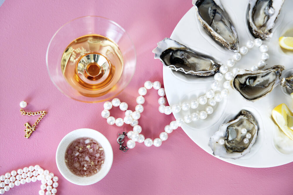Serving plate Oyster