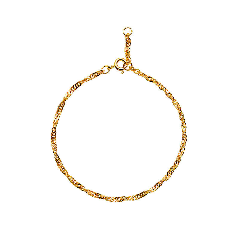 Kjedearmb&aring;nd uten anheng