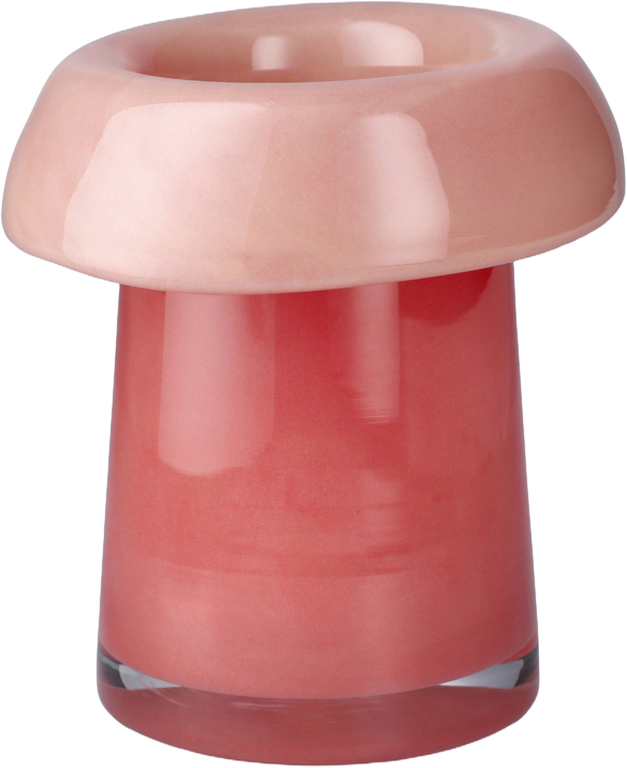 Soma Vase H16. 5 cm koral/fersken