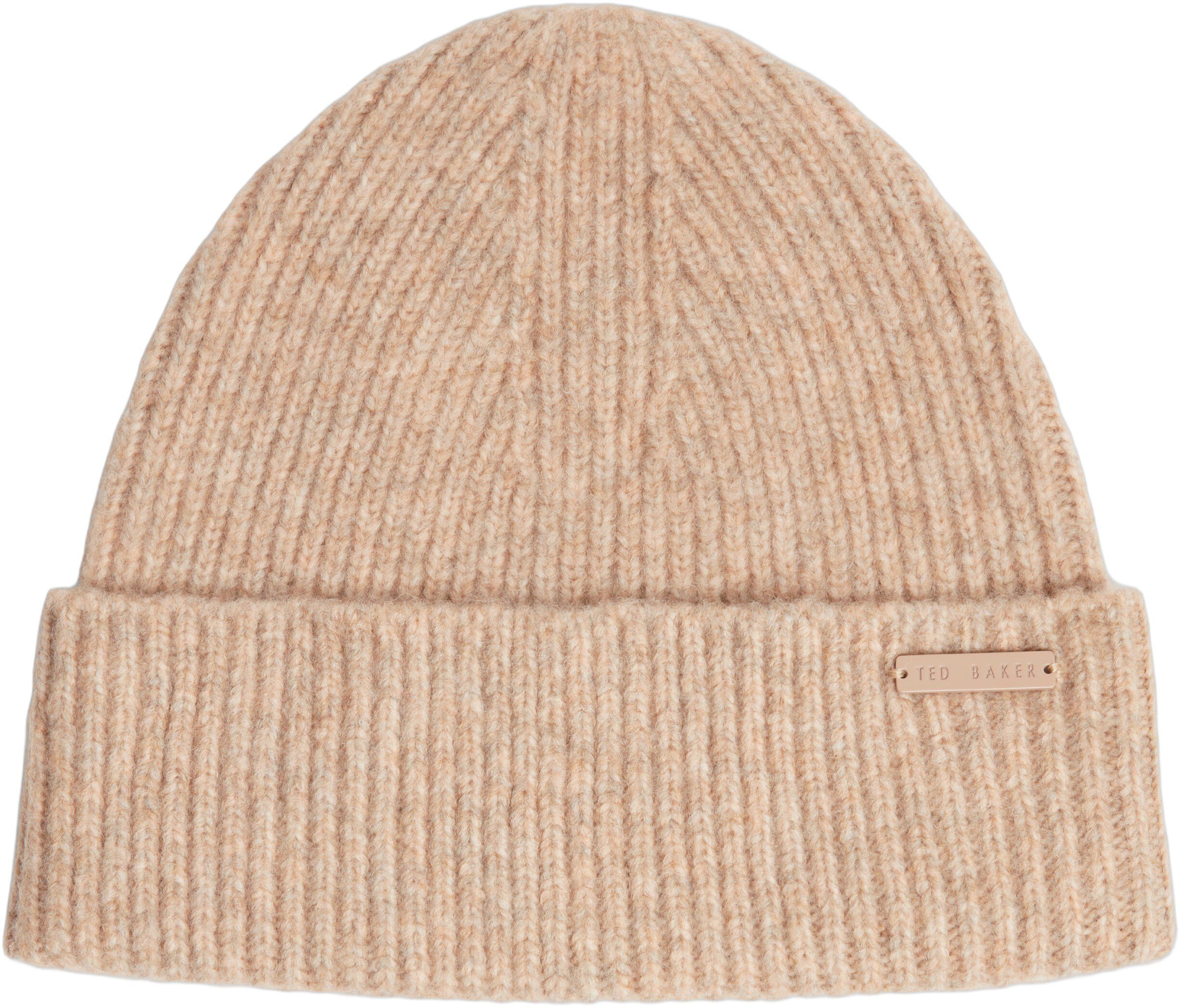 LIDIAAS Knitted Ribbed Beanie Hat