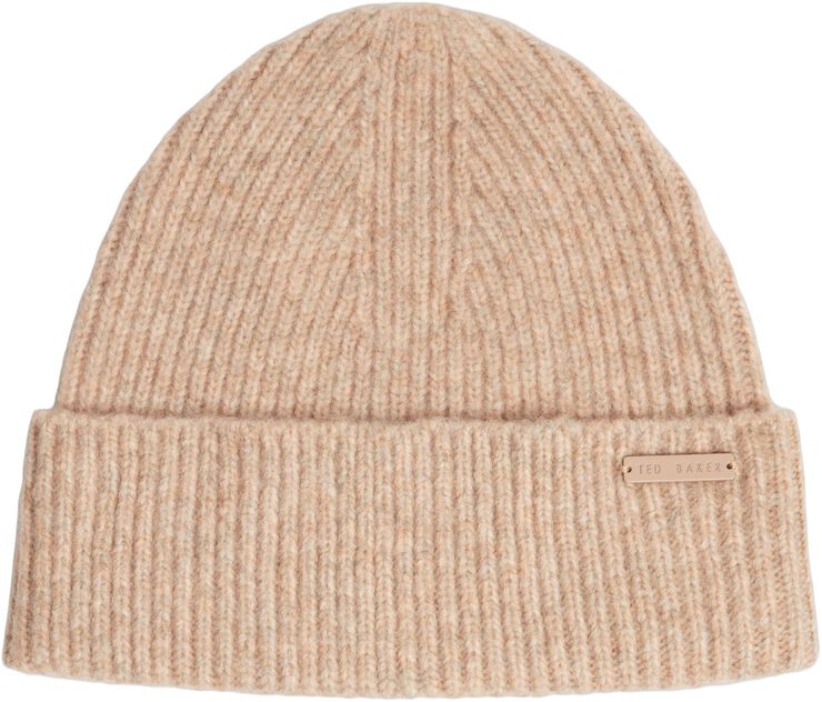 LIDIAAS Knitted Ribbed Beanie Hat