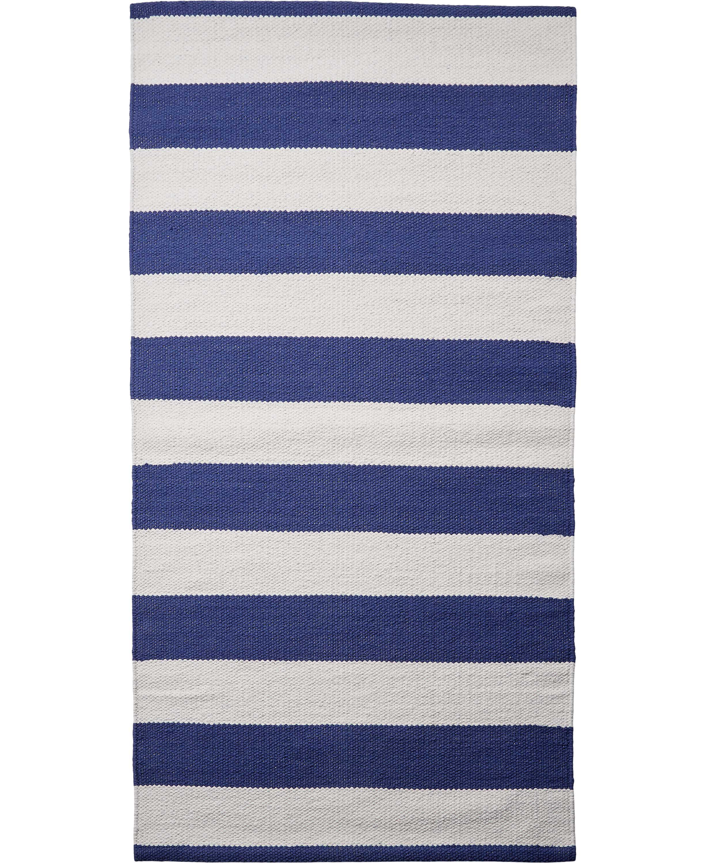 stripe/bl&aring;-hvid, t&aelig;ppe