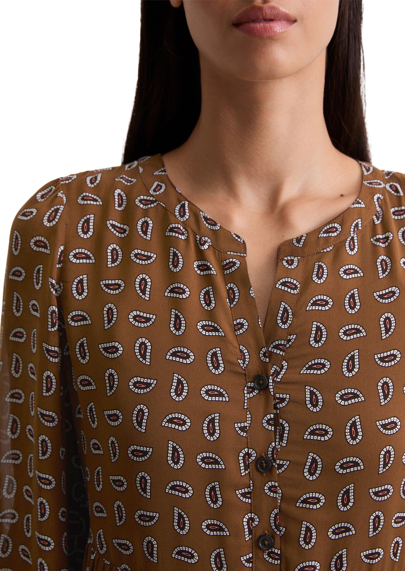 Dress, woven, longsleeve, short len