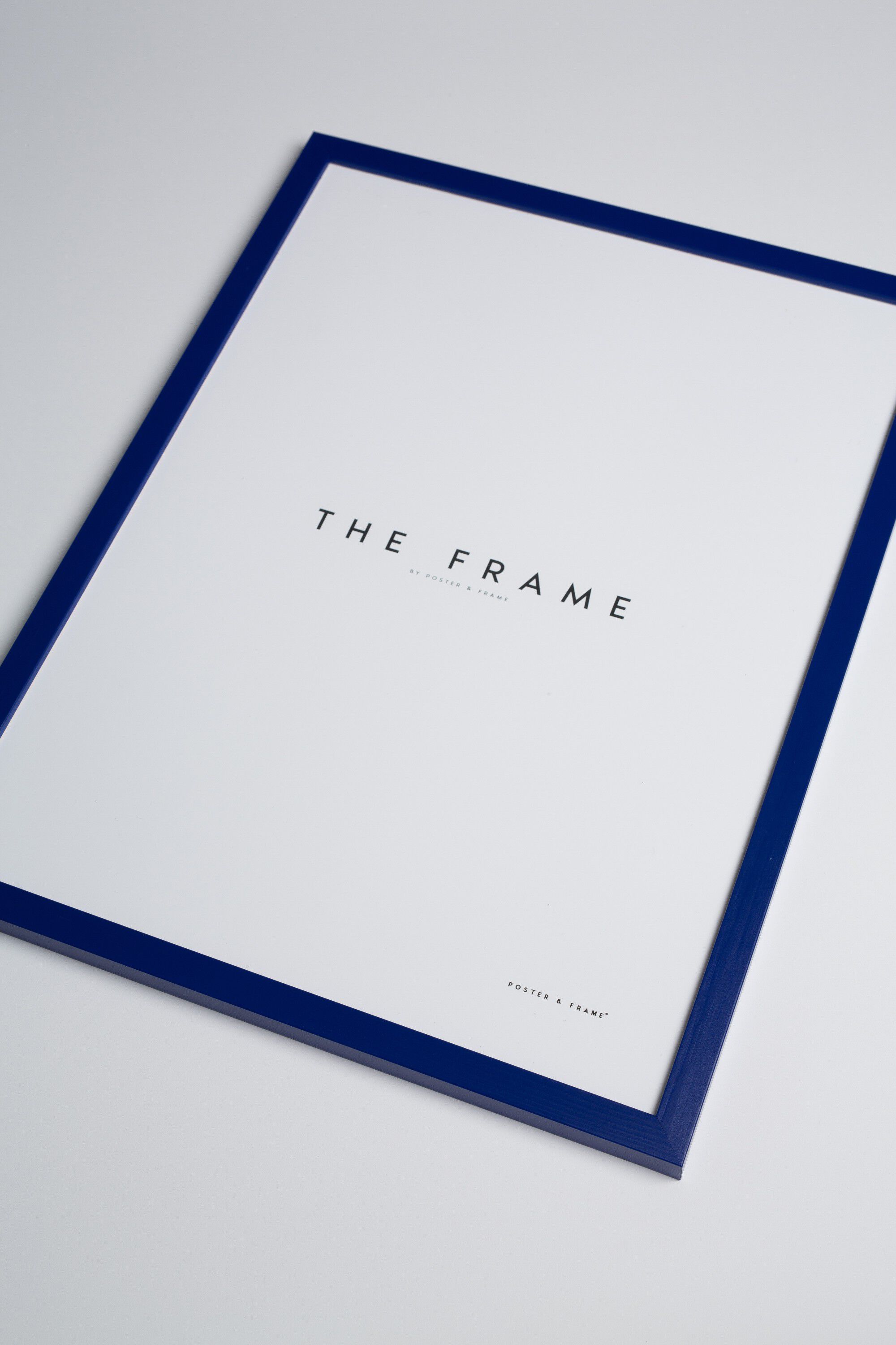 Poster&Frame - Blue wood 30x40cm