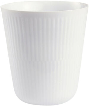 Hvid Riflet 29 cl. termokop