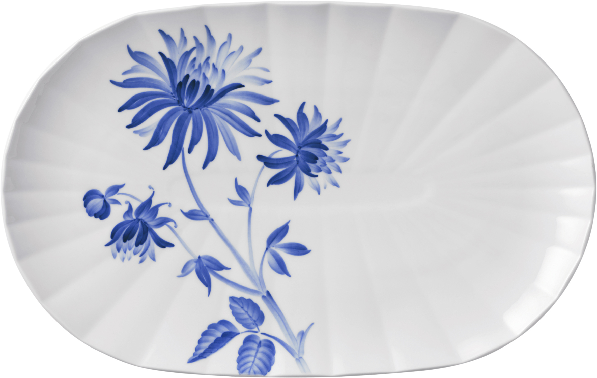 Blomst Serveringsfat Georginer 34 cm