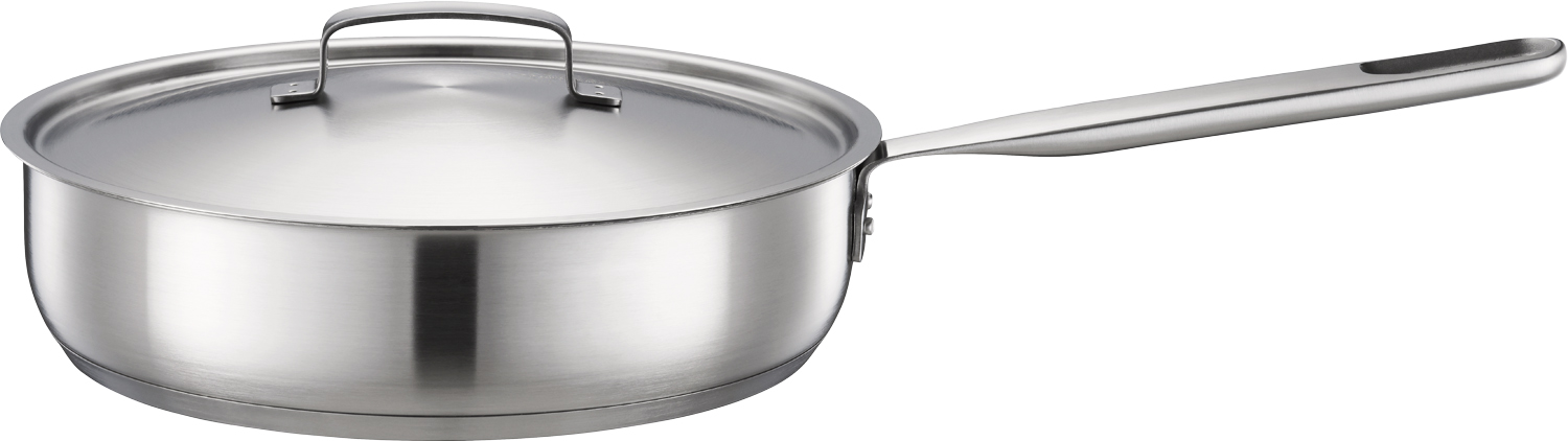 Fiskars All Steel Sauterpande M/låg 26 cm Str 26 cm - Sautepanner Stål hos Magasin